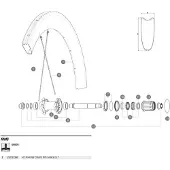 Mavic Comete Pro Carbon Sl Tubular Rear Felg