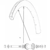 Mavic Front/rear Cosmic Sl 45 Disc Landeveissykkel Felg
