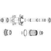 Zipp Akselendelokk For Zr1 Baknav Campagnolo N3w
