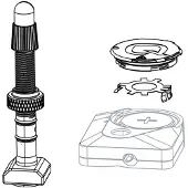 RockShox Spring Solo Air Judy Silver A2 Plus Luftventilsett