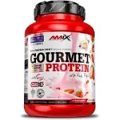 Amix Gourmet Protein Hvit Sjokolade Og Jordbær 1kg