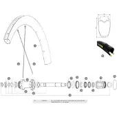 Mavic Cosmic Pro Carbon Sl C Venstre Eiker 12 Enheter