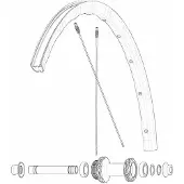 Mavic Front/rear Ksyrium Sl Disc Landeveissykkel Felg