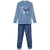 Cerda Stitch Coral Fleece Stitch Pyjamas Med Lange Ermer