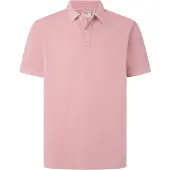 Pepe Jeans for man. PM542099 New Oliver pink polo shirt (M), Casual, Cotton, Short sleeve, Sustainable