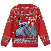 Disney Knitted Christmas Stitch Genser