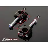Renthal 36 Offset 5 Mm 1042008 Styreforhøyere