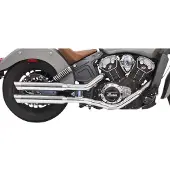 Bassani Xhaust Indian Scout 69 15-16 Ref:8s17sc Ikke-homologert Slip-on Lyddemper