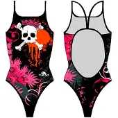 Turbo Flowers And Skulls Badetøy