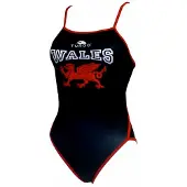 Turbo Wales Dragon Tynn Stropp Badedrakt