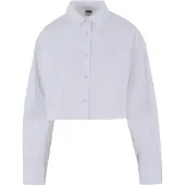 Urban Classics Cropped Oversize Langermet Bluse