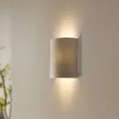 Duolla Vegglampe Idun, lys beige, 24 cm, kunstlær