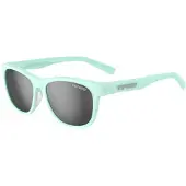Tifosi SWANK polariserte briller satin crystal teal (Smoke Polarized, 15,4% lystransmisjon)