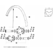 Mavic Forhjulsnav 6903 Lagerpar