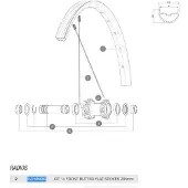 Mavic Deemax Dh 27.5 2018-19 Front Eiker 14 Enheter