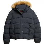 Superdry for woman. W5011569A Quilted Jacket Short navy (S), Casual, Polyester, Sustainable