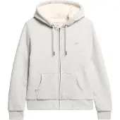 Superdry Essential Borg Lined Genser Med Hel Glidelås