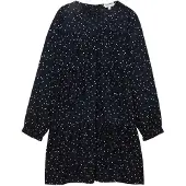 Tom Tailor 1039471 Allover Printed Kjole Med 3/4 Ermer