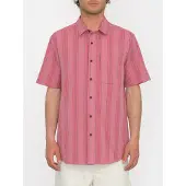 Volcom Newbar Stripe Kortarmet Skjorte