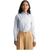 Gant for woman. 4300348 Regular Fit blue poplin shirt (40), Casual, Cotton, Long sleeve