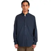 Timberland Solid Poplin Skjorte Med Lange Ermer