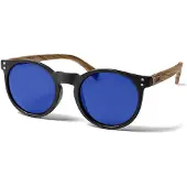 Ocean Sunglasses Lizard Wood Solbriller