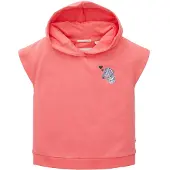 Tom Tailor Printed Sleeveless Hoody Hetteskjorte