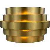 Highlight Scudo vegglampe, messing, bredde 25 cm, aluminium, G9