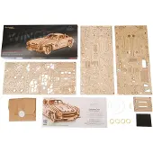 Ugears Bevinget Sportskupé Tre Mekanisk Modell