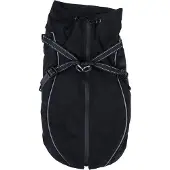 TIAKI hundefrakk Sele Arkon, svart - ca. 60 cm rygglengde