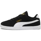 Puma Club II Sneakers Youth, Shoes, Black/White/Gold, 37