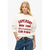 Superdry Workwear Embroiderer Loose Collegegenser