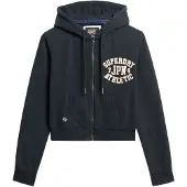 Superdry Athletic Relaxed Crop Genser Med Hel Glidelås