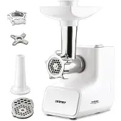 Zelmer ZMM3511B, 1500 W, Sølv, Hvit, 4 mm, 8 mm, 2 kg/min, Rustfritt stål, Plast