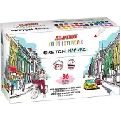 Alpino 36-veske Skissemarkør Fargeopplevelse