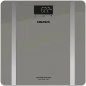Taurus Inception Precission, elektronisk personvekt, 180 kg, 100 g, grå, 3 kg, kg, lb