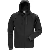 Fristads Sweatshirtjakke med hette 7462 DF Svart L
