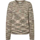 Pepe Jeans for woman. PL702187 Hindy beige jumper (M), Casual, Polyester