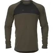 Härkila Heat L/S Tröja Willow Gren/Black XL