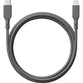 GP Batteries CL1P, 1 m, Lightning, USB C, Hankjønn, Hankjønn, Grå