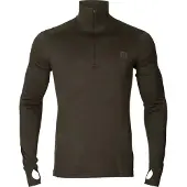 Härkila Base All Season Half-Zip Undershirt Men Shadow Brown 2XL
