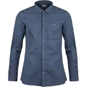 Lundhags Ekren Solid Ms LS Shirt, skjorte, herre, blå