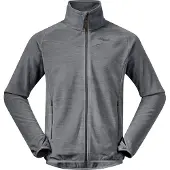 Bergans Hareid Fleecejakke NoHood Herre Aluminium M