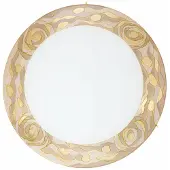 KOLARZ Serena taklampe, kremfarget, Ø 40 cm, metall/glass