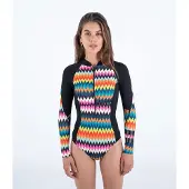 Hurley Advant 2 Mm Langermet Shorty Med Glidelås Foran Til Dame
