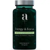 A+ Energi & Fokus Ginseng B-Vitamin Magnesium 60 kapsler