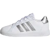 Adidas Sko - Grand Court 2.0 K - Hvit/Sølv - - 29 - Sko
