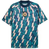 Puma Manchester City ftblSTATEMENT Retro Jersey, Clothing, Marine Blue/Turquoise Surf, XL