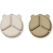 Liewood Avstand Skåler - 2-pack - Stacy - Sandy/Havre Mix - - OneSize - Skål