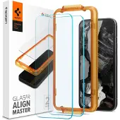 Spigen GLAS.tR Align Master, Google, Pixel 8a, Ripebestandig, Transparent, 2 stk.